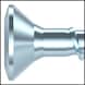 ASSY<SUP>®</SUP> 4 CSMP universalskrue Delgevind, forzinket stål, undersænket hoved med fræselommer - 10