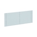 Base plate for square-perforated panel system - BSEPLT-RAL7035-LIGHT GREY-457X991MM - 1