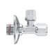 DIN regulating angle valve, 1/2 inch With self-sealing connecting thread - 2