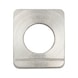 Square wedge-shaped washer DIN 435, A4 stainless steel, for I-section - WSH-WDGE-DIN435-A4-(I-SEC)-D17,5MM-F.M16 - 1