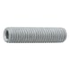 Hexagon socket set screw with ring cutter ISO 4029, steel 45H, zinc flake, silver (ZFSHL) - 1