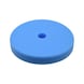 Hook-&-Loop Foam Pad Flexible Rotary Polisher - POLPAD-FLAT-POL-BLUE-D155 - 1