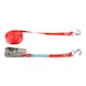 Ratchet strap, two pieces Lightweight design with double J-hook - 1