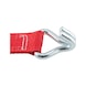 Ratchet strap, two pieces Heavy-duty design with double J-hook - 3