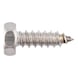 Hexagon tapping screw DIN 7976 A2 stainless steel, plain, shape C (with tip) - 1