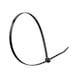 Cable tie KBL 2 black With plastic latch - CBLTIE-PLA-UL-IEC 62275-BLCK-3,6X300MM - 2