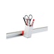 CLIP-O-FLEX<SUP>®</SUP> holder Cableflex  Holder made of 50&nbsp;mm square tube - 2
