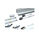 SCHIMOS 80-GS-D, MB interior sliding door fitting set for ceiling mounting with glass doors - 1