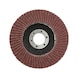 Disque de meulage segmenté pour l'acier Corindon - DISQUE-LAMEL-DROIT-ACIER-D115-P40 - 4