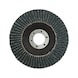 Segmented Grinding Disc For Stainless Steel - FLPDISC-ZC-CLTH-DOMED-BR22,23-G40-D115 - 4
