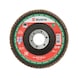 Segmented Grinding Disc For Stainless Steel - FLPDISC-ZC-CLTH-DOMED-BR22,23-G40-D115 - 1