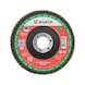 Segmented Grinding Disc For Stainless Steel - FLPDISC-ZC-CLTH-DOMED-BR22,23-G40-D125 - 1