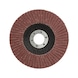 Segmented Grinding Disc for Steel Synthetic corundum - FLPDISC-NC-CLTH-SR-BR22,23-G40-D125 - 4