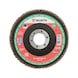Segmented Grinding Disc For Stainless Steel - FLPDISC-ZC-CLTH-SR-BR22,23-G40-D115 - 1