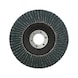 Segmented Grinding Disc For Stainless Steel - FLPDISC-ZC-CLTH-DOMED-BR22,23-G40-D125 - 4