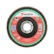 Segmented Grinding Disc For Stainless Steel - FLPDISC-ZC-CLTH-SR-BR22,23-G40-D125 - 1