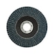 Disco de lixa de lamelas para aço inox - DISCO LAMELAS WURTH PLANO D.125MM G.40 - 4
