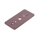 XL mounting block - MNTBLOCK-XL-RED-60X160X3MM - 1