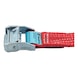 Lashing strap with clamping lock, two pieces With S-hook, double J-hook and safety latch - STRP-CAMBCKL-2PCS-LC350-W35MM-L6M - 2