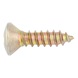 Raised countersunk tapping screw, C shape with H recessed head - 1