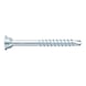 ASSY<SUP>®</SUP>plus 4 TH glass strip screw Hardened zinc-plated steel partial thread top head 60° - 1