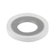 Joint sanitaire USIT® et rondelle plate 70 EPDM 253815 - blanc Avec cordon en élastomère pour une étanchéité sans zone morte des raccords à vis - 1