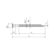 Spezial-Systemschraube für Steckverbinder - SPEZSHR-F.HOVERB-SEKPF-L-TX30-8X140/120 - 2