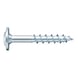 ASSY<SUP>®</SUP> 4 WH washer head screw Steel zinc plated partial thread washer head - SCR-SK-WO-RW40-(A3K)-8X60/50 - 1