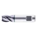 ecoSpeedcut Universal solid carbide end mill, short, four blades, uneven angle of twist gradient, HB shank - 1