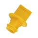 GPN 305 handle bar plug Ethylene vinyl acetate (EVA), free from plasticisers, yellow - HNDLPLG-GPN305-GV15 - 1