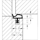 Perfil de borracha para vedação de portas Forma H - PERFIL DE BORRACHA BRANCO - 2
