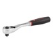 Lever reversible ratchet 1/4 inch dust-protected  - 75 years