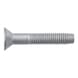Thread-rolling screw with countersunk head with milling pockets - 1
