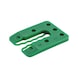 AMO mounting clip - AMO-CLIP-PP-GREEN-60X45x5MM - 2