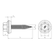 Thin sheet metal screw With hexagon head and sealing washer DBS - 2