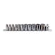 1/4 Inch multi-socket wrench set 12 pieces - 1