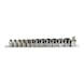 3/8 inch multi-profile socket wrench set 13 pieces - 1