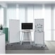Fahrbares Whiteboard - WHTEBRD-MOB-PLV/KST-WEISS-1500X1000MM - 5