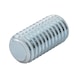 Hexagon socket set screw with truncated cone ISO 4026 steel 45H, zinc-plated blue passivated (A2K) - 4
