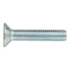Countersunk screw with hexagon socket head ISO 10642, steel 8.8, zinc-plated, blue passivated (A2K) - SCR-ISO10642-08.8-HS4-(A2K)-M6X20 - 1