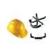 旋鈕式透氣安全盔 AM LINE - 透氣安全盔(旋鈕式) 黃色 - 1