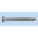 Raised countersunk head screw with H recessed head DIN 966, steel 4.8, chrome-plated (F2J) - SCR-RSDCS-DIN966-4.8-Z2-(F2J)-M4X12 - 1