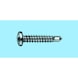 pias<SUP>®</SUP> drilling screw, round head with H recessed head - SCR-DBIT-PANHD-H2-(A3K)-4,8X16 - 1