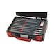 Universal drilling out and removal set for broken-off glow plug tips, M8 x 1/M9 x 1/M10 x 1/M10 x 1.25 14 pieces - 1