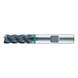 HPT roughing end mill, short, centre-cutting DIN 844K - 1