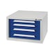 Drawer box BASIC - DRWRCAB-BASIC-USK4-RAL5010/RAL7035 - 1