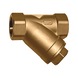 Mud flap hot-pressed brass with stainless steel strainer - STRAINER-BRS-G1 1/4 - 1