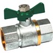 Ball valve brass F/F DVGW water w/ wing handle - BALV-DVGW-TW-WNGHND-IT/IT-MS-VCR-G1 1/4 - 1