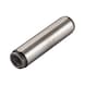 Cylindrical pin with female thread, hardened ISO 8735, steel, plain, type A, hardened (with chamfer and taper), tolerance m6 - 3