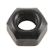 Hexagon nut with clamping piece (all-metal) ISO 7042, steel, strength class 8, zinc-nickel-plated, black (ZNBHL) - NUT-HEX-SLOK-ISO7042-8-WS8-(ZNBHL)-M5 - 1